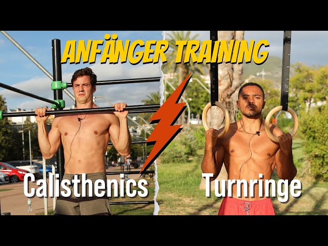 Das perfekte Calisthenics Beginner Workout mit Ringe oder Klimmzugstange! -  YouTube