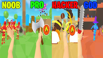 NOOB vs PRO vs HACKER vs GOD - Elastic Slap
