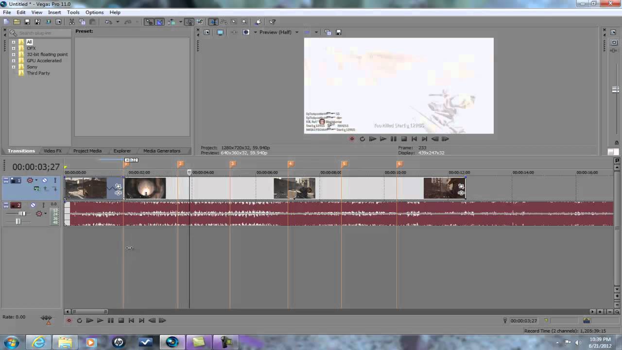 Sony Vegas Tutorial - Bullet Syncing