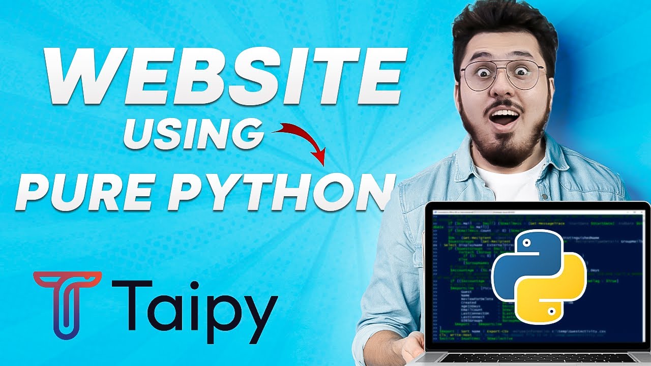 Website Using Pure Python: Lets build a Stock Simulator Using Taipy 🔥 ...