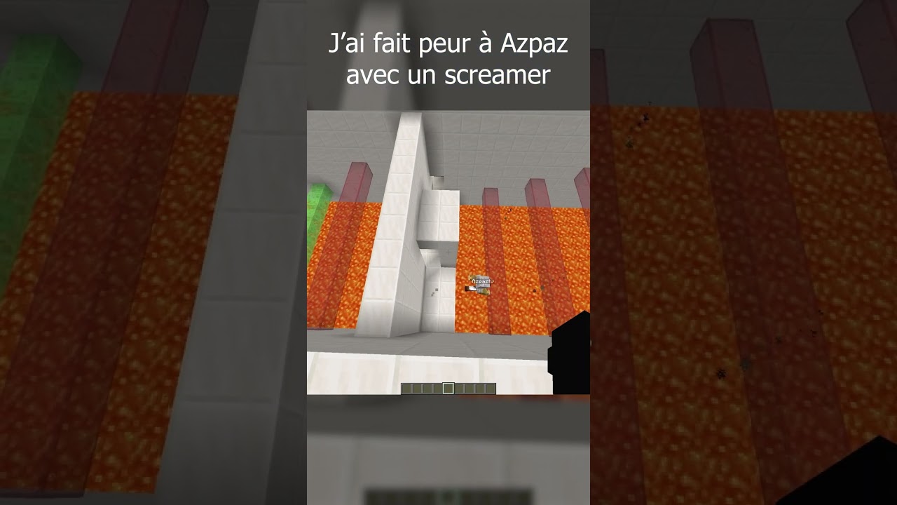 J'ai fait peur sur Minecraft à Azpaz