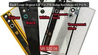 Back Cover Original 6.8" For ZTE Nubia Red Magic 9S Pro 9 P... — Top Pick 2026 | Unbeatable Price!