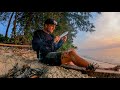 12 hours ON A TROPICAL ISLAND... Catch and cook on the open fire. EP 62