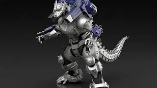 Acks ゴジラメカゴジラ Mfs-3 3式機龍 プラモデルアオシマ