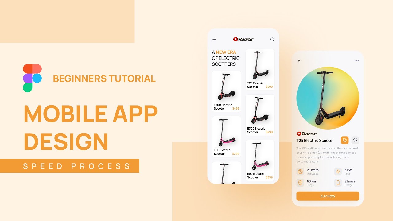 Mobile App Design With Figma 2021|| Figma Tutorial - YouTube