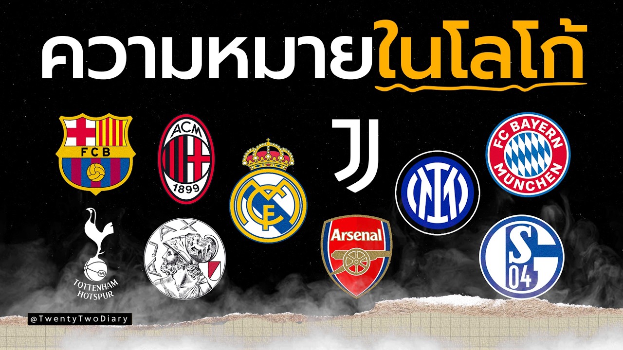 โลโก้ฟุตบอล: เรื่องราวที่ซ่อนอยู่เบื้องหลังสัญลักษณ์ทีม Part1