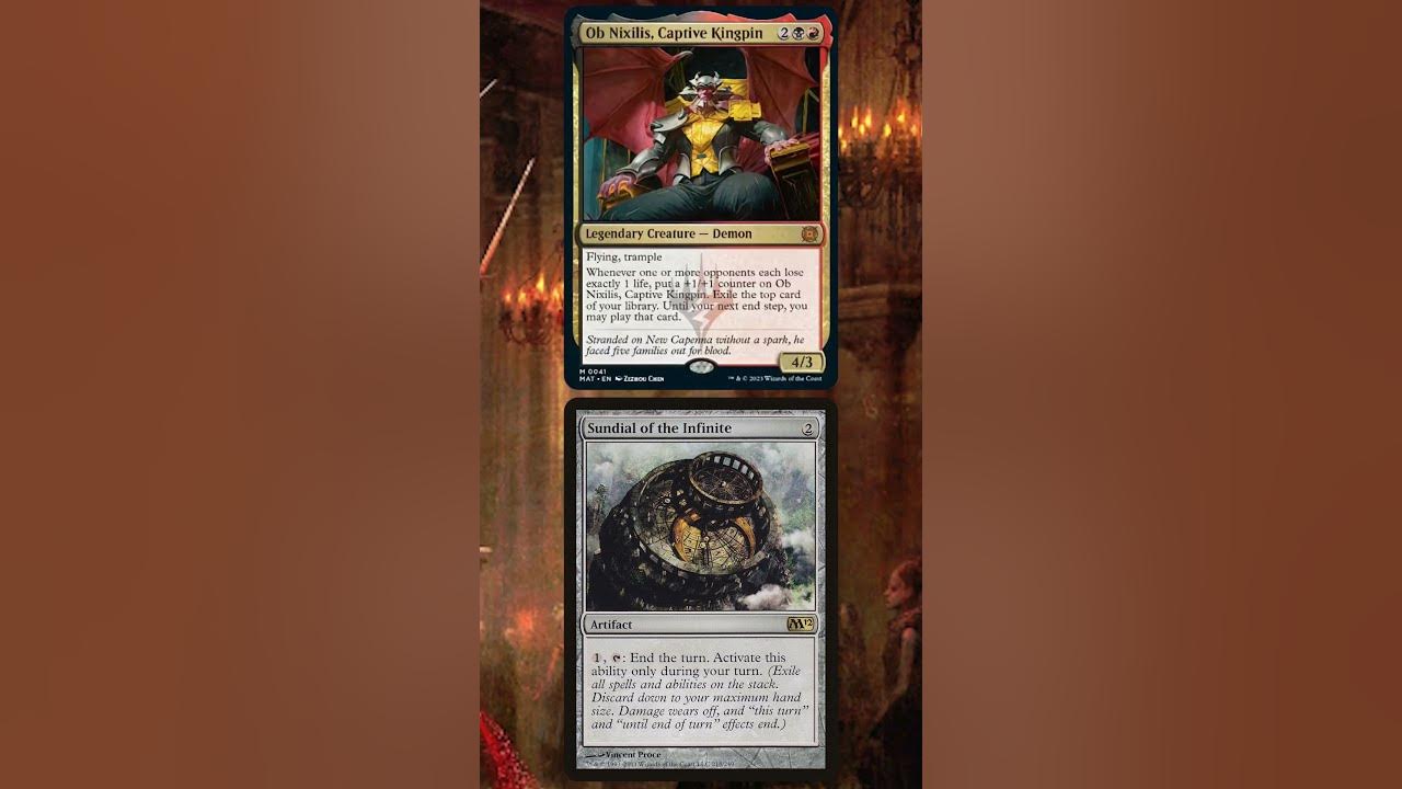 Sundial of the Infinite + Ob Nixilis, Captive Kingpin = ALL THE CARDS