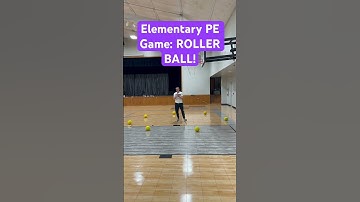 Elementary PE Game: ROLLER BALL #physicaleducationteacher #teacher #games #elementary