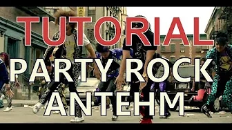 Tutorial de como bailar PARTY ROCK ANTHEM DANCE ROBOT // pasos shuffle cutting shappes Tutorial de como bailar PARTY ROCK ANTHEM DANCE ROBOT // pasos shuffle cutting shappes