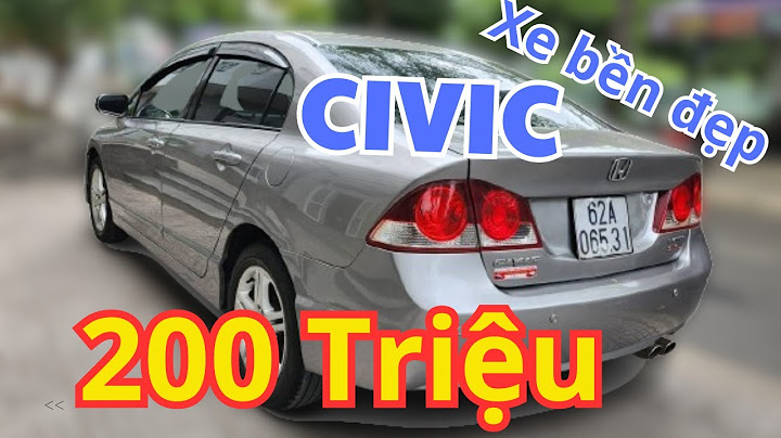 Đánh giá civic 2.0 at 2008 năm 2024