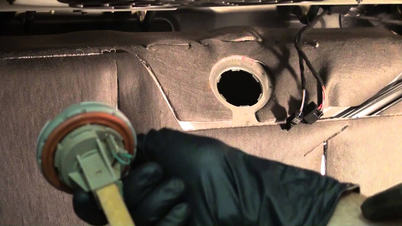 mercedes sending unit replacement - YouTube gas gauge fuel pump wire harness 