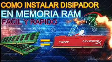 Como instalar correctamente disipador de calor en memoria RAM fácil y rápido