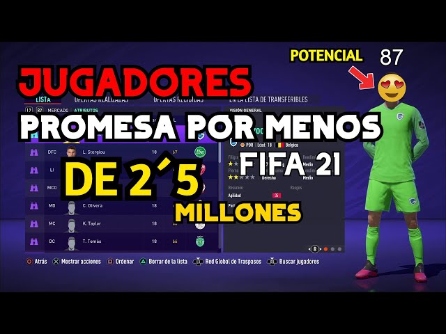 FIFA 22: las mejores promesas jóvenes baratas; joyas ocultas con