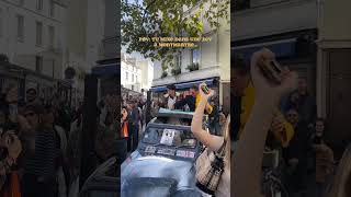 2 DJ in a 2cv vintage car in Montmartre Festival ☀️
