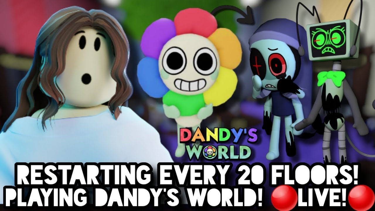 Playing Dandy's World! |🔴Live🔴| Roblox - YouTube