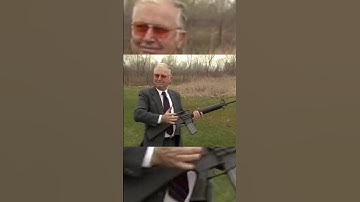 Eugene Stoner Inventor of the M16 fires the M16A2 #shorts #inventor #reels