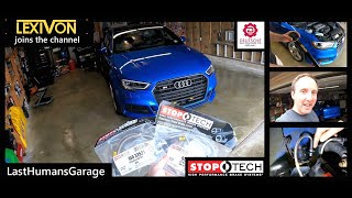 homepage tile video photo for 2018 Audi S3: Episode 34: Installing StopTech Stainless Steel Brake Lines