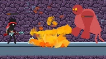 Stickman vs Zombies Upgrade Chapter 5 Secret Lab level 40-50 | Zombie boss