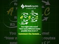How Many Routes from A to C? 🔥 90% Get This Wrong! | Puzzle Challenge #shorts
