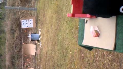 flash powder demo exploding target!!!!