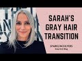 GRAY HAIR TRANSITION STORY | DARK TO NATURAL SILVER HAIR