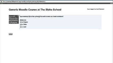 Moodle Quiz - Part 4: What Do Your Students See?