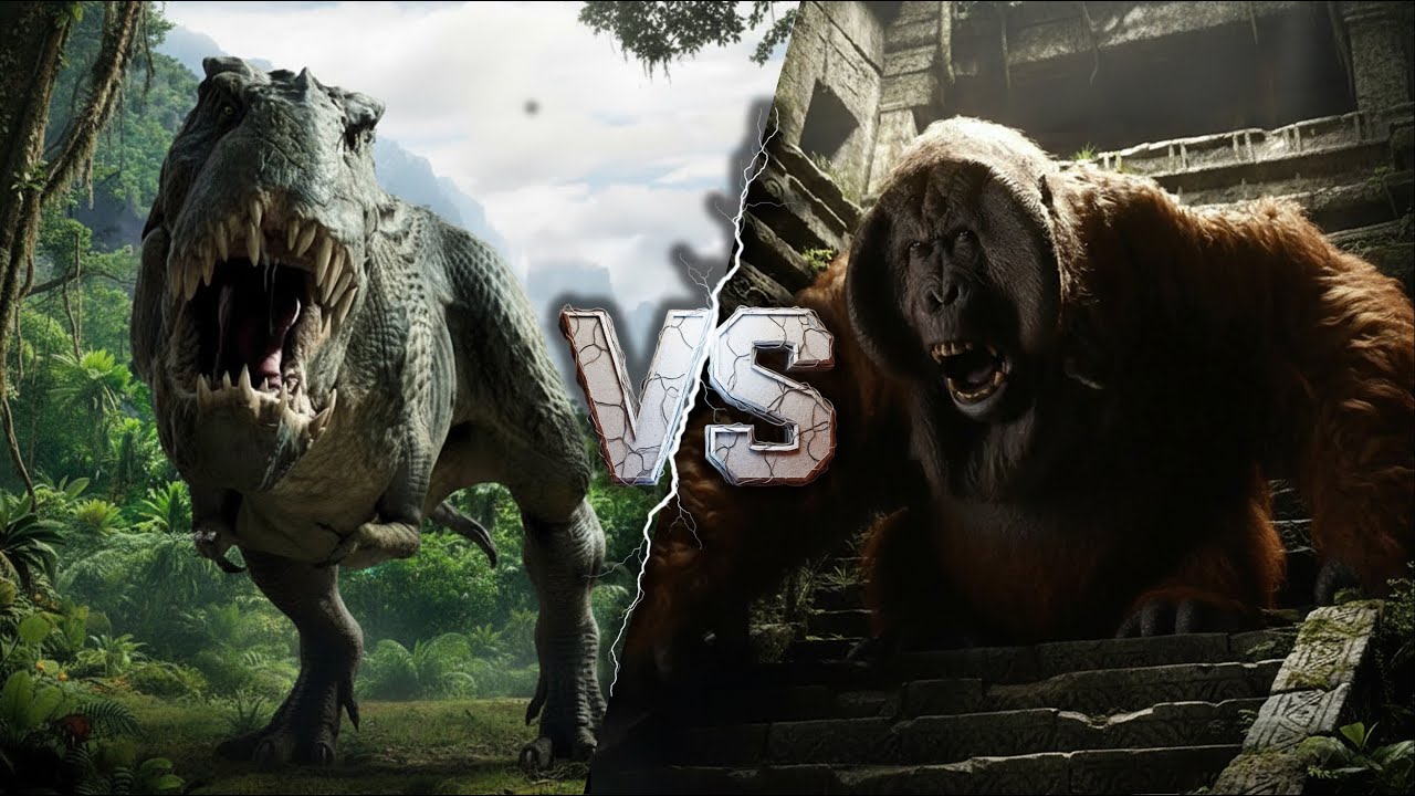 REY LOUIE vs V-REX ¿Cuántos Primates Como EL REY LOUIE Se Necesitar Para VENCER A Un V REX?