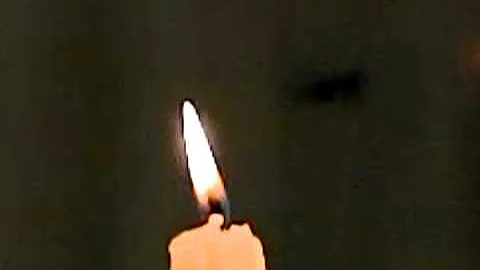 Blowing out candle - Slow Motion
