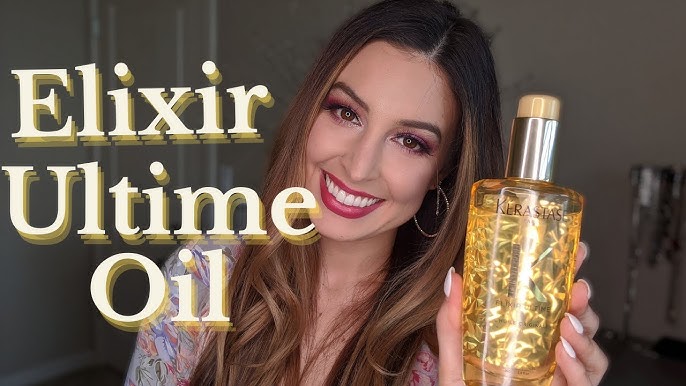 Loaded vinge voldtage Professional Stylist Reviews Kerastase Elixir Ultime Oil - YouTube