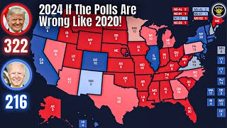 2024 Election Map If The Polls Are WRONG AGAIN Like 2020! | Trump vs Biden vs RFK Jr