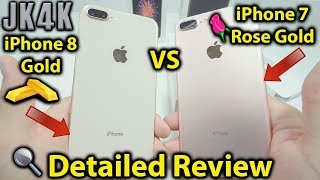 Apple iPhone 8 ローズゴールド iPhone 8 Gold [unboxing] & comparison to Rose Gold color
