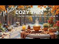 Winter Jazz Coffee – Cozy Morning Chill | Smooth Piano & Gentle Snowfall Ambiance