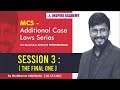 MCS Additional Cases || Session 3 || CS Professional for December 2020