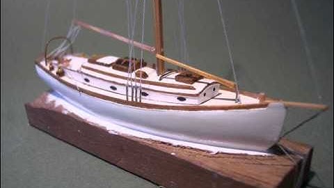 Ship in Bottle "Anne Caie" Semi-Instructional