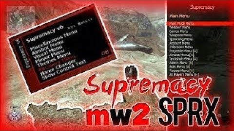 [MW2/1.14/PS3] Supremacy v6 [SPRX] + Download