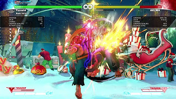 Akuma s HP Crush Counter Combo V Trigger SFV