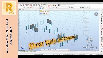 Modeling and Design of RC Buildings in Autodesk Robot | Part 3: Stories and Columns
