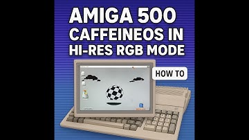 PiStorm CaffeineOS in RGB on Amiga 500 old fashioned comfort #amiga500 #amiga1200 #commodoreamiga