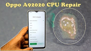 Oppo A9 2020 CPU Track Damaged Repair
