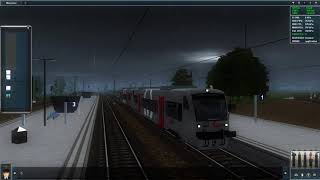 Trainz 12 PTP2 - Leipzig - Bitterfeld MRB Regioshuttle im Sturm HDR