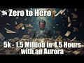 45 hours  zero to 15 million auec with aurora star citizen 322