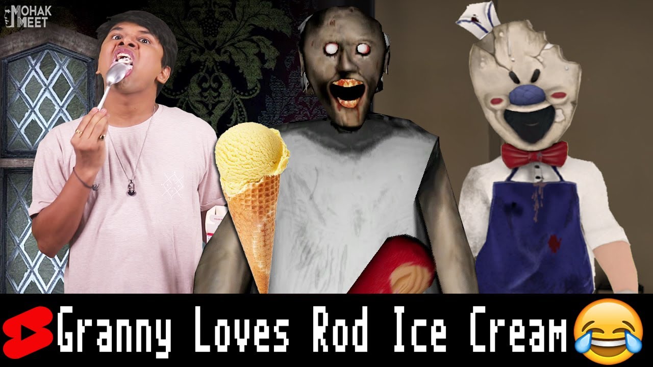 Granny Loves Rod Ice Cream HORROR GAME GRANNY 2 :