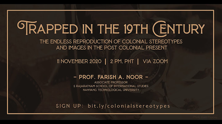 Trapped in the 19th Century: Colonial Stereotypes and Images of Southeast Asia in the Present