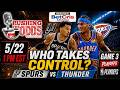 Spurs-Thunder Game 3 Odds, Knicks 2-0 & NHL Upsets | PTO presented by @BetCrisAZ