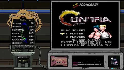 Contra Any% Speedrun NES -13min 03sec - MTK426