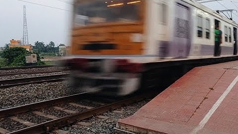 High Speed Emu Locals Station Skipping And Acceleration (Howrah-Bardhaman Chord line)