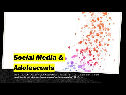 Social Media x Adolescent Mental Health