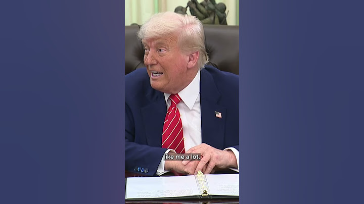 Reporter asks President Trump if he would consider pardoning Diddy