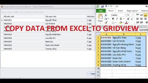 [DEVEXPRESS] Tutorial Copy Data From Excel Paste Gridview 2016