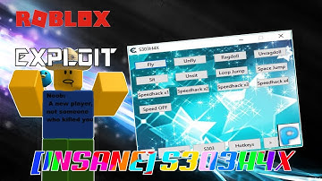 (UNPATCHABLE!) ROBLOX S303H4X EXPLOIT FLY, WALKSPEED, LUA C, AND MUCH MORE!